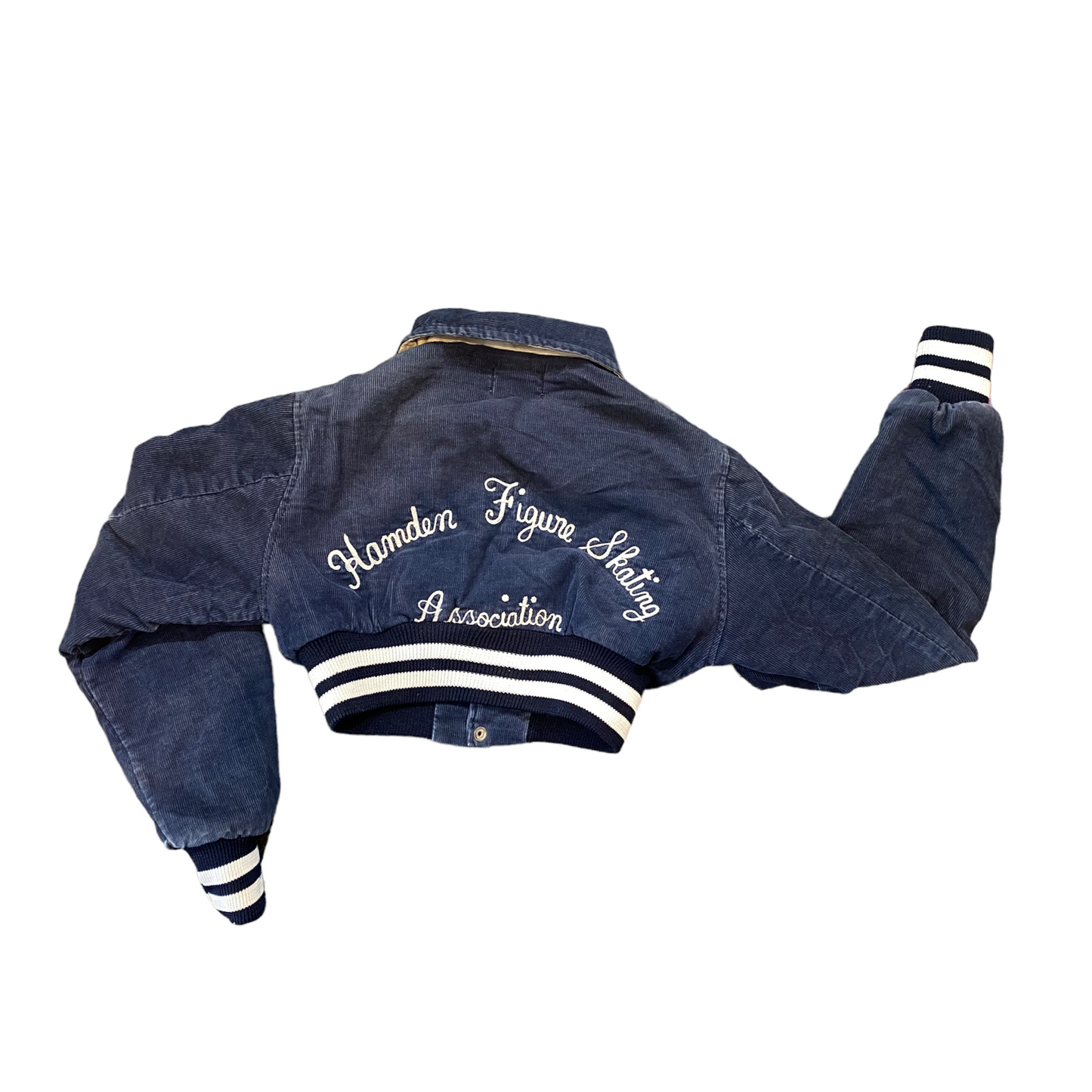 Vintage Cropped Corduroy Bomber