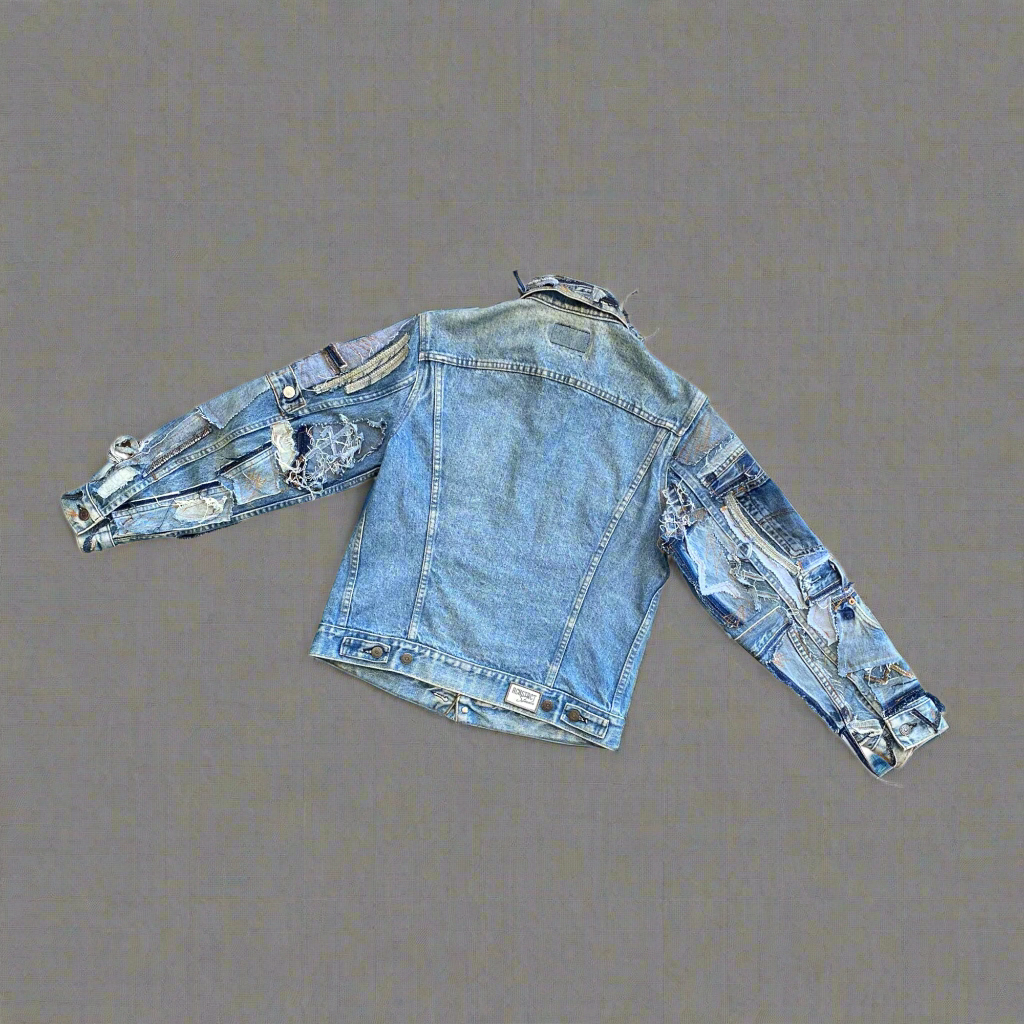 Patchwork Detail Denim Jacket