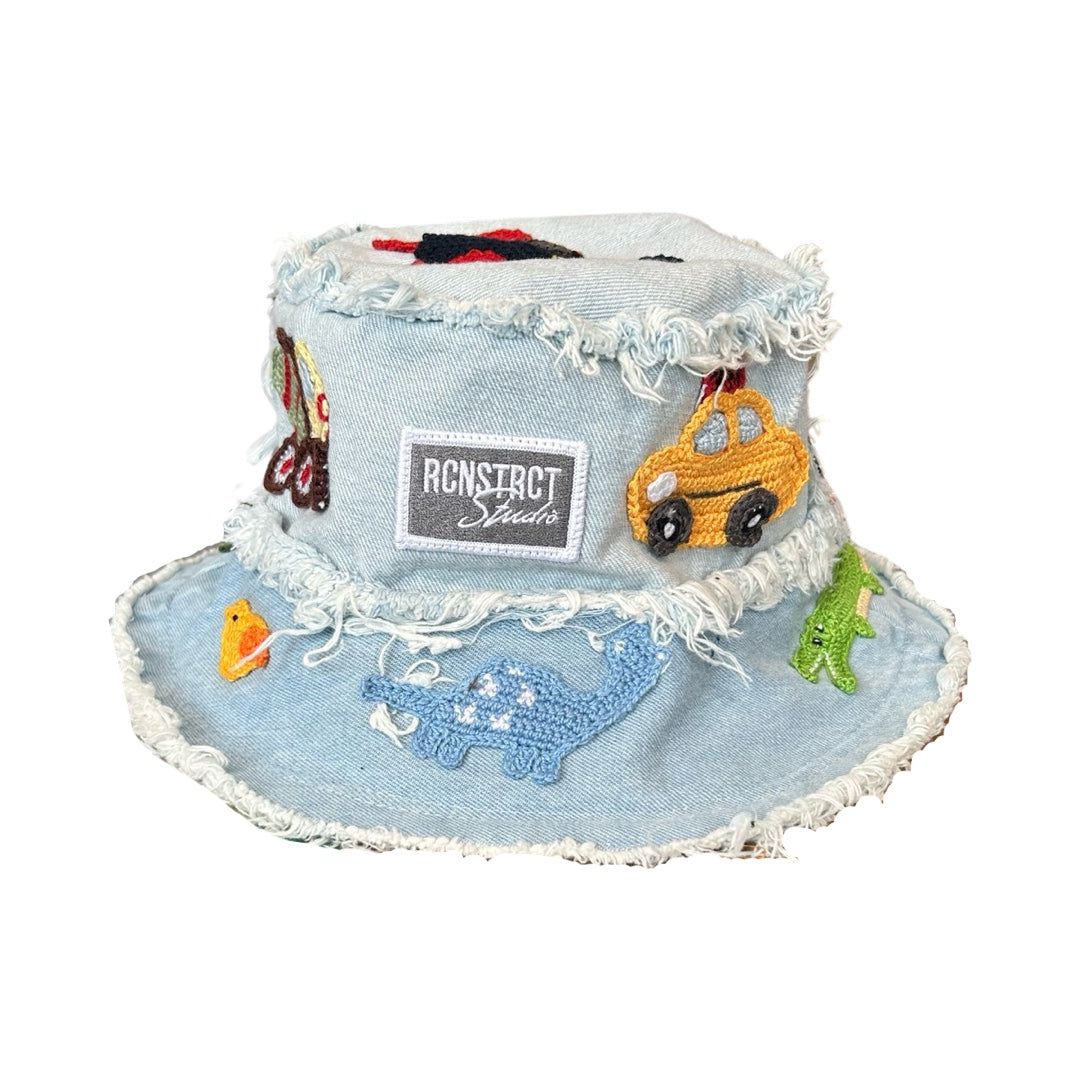 Crochet Patch Bucket Hat // Random Selection