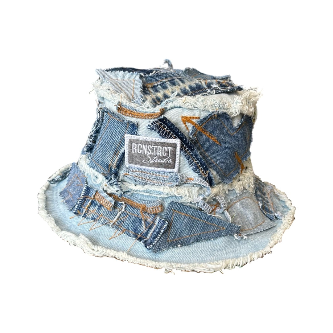 Denim Detail Bucket Hat // Random Selection