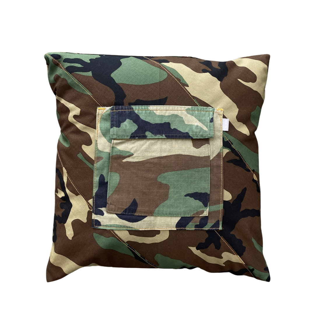 The Camo Pillow Dark RCNSTRCT studio
