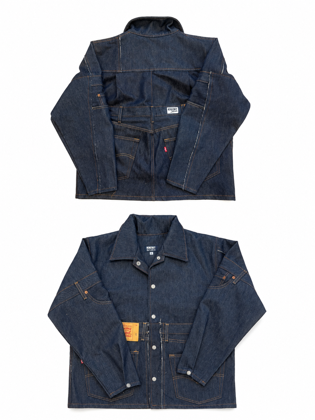 Raw Denim Jacket- Dark Blue