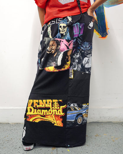Black T-Shirt Skirt/*Random Selection