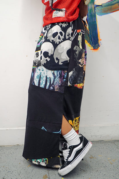 Black T-Shirt Skirt/*Random Selection