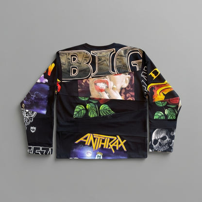 Black Mix Panel Long Sleeve/*Random Selection