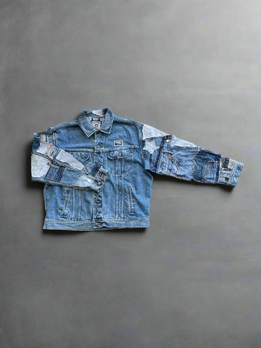 Patchwork Detail Denim Jacket