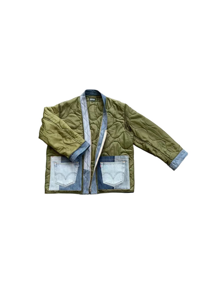 Shell Zip Up Kimono