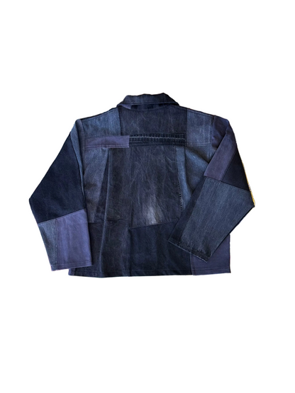 Black Multi Tonal Denim Jacket/*Random Selection