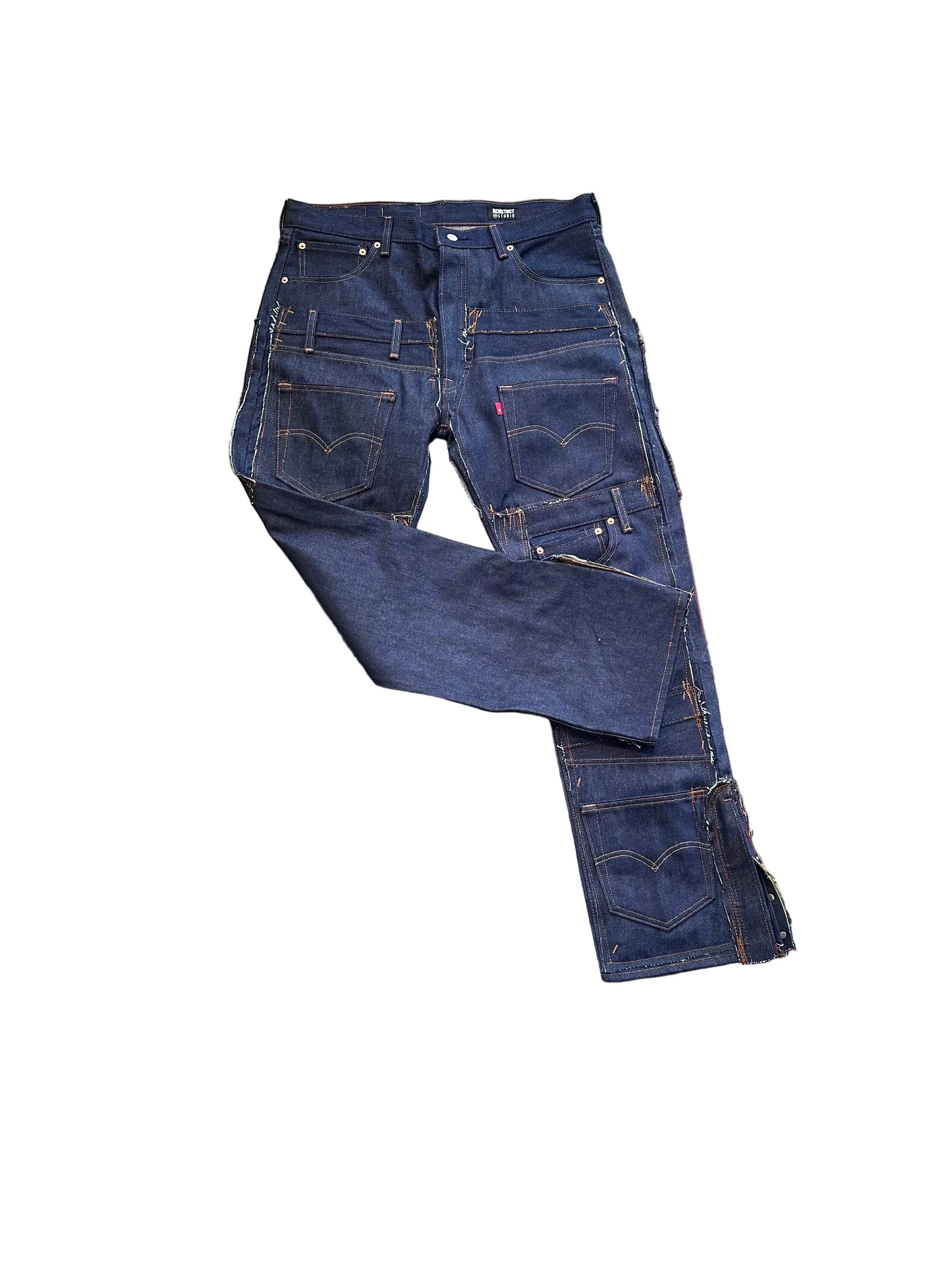 Raw Denim Multi Pocket Pant