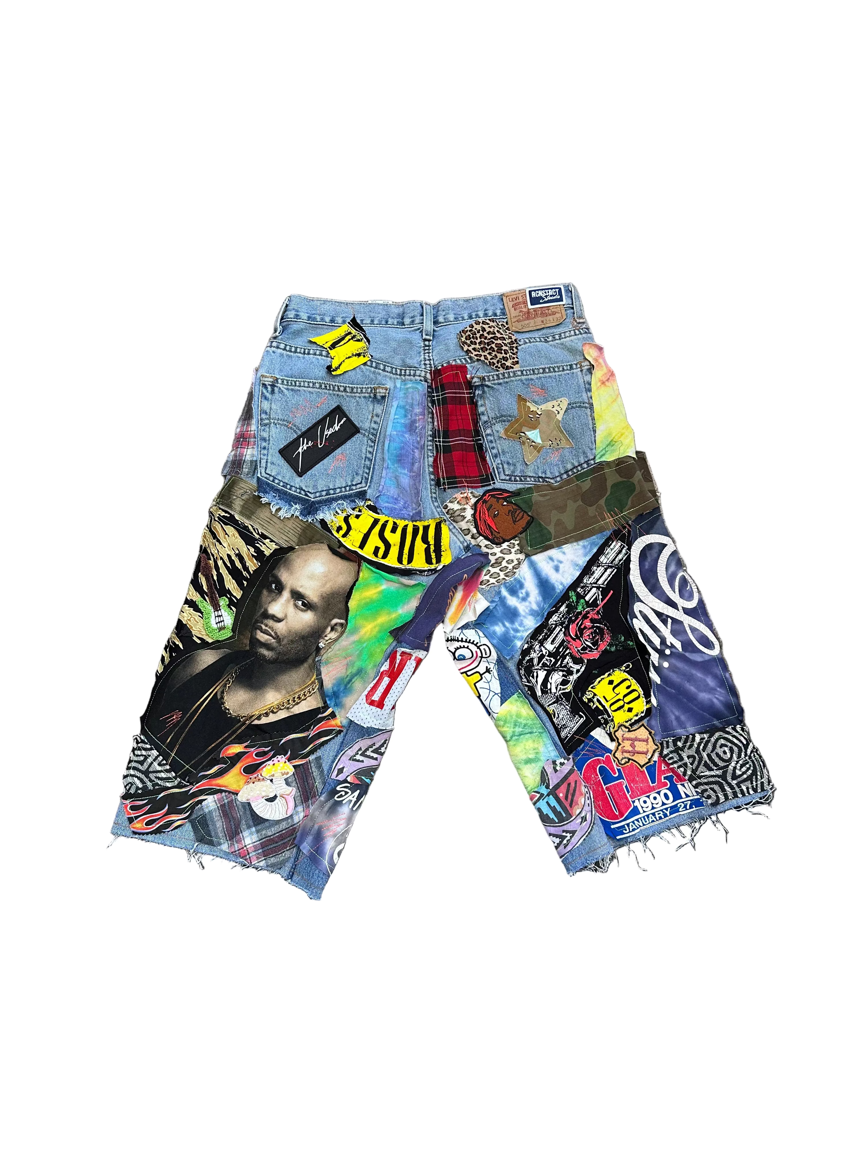 Multi Color Patchwork Jorts /RANDOM SELECTION
