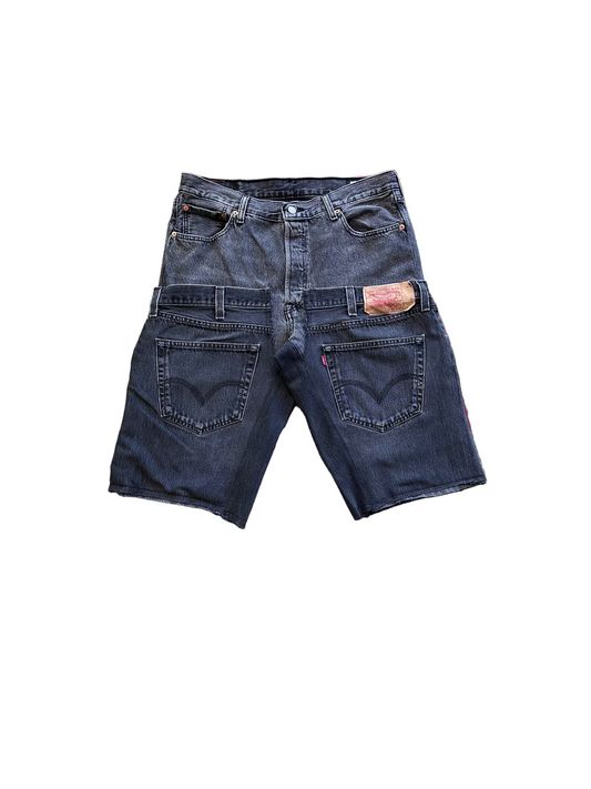 Big Pocket Jort - Extended (Dark Denim)