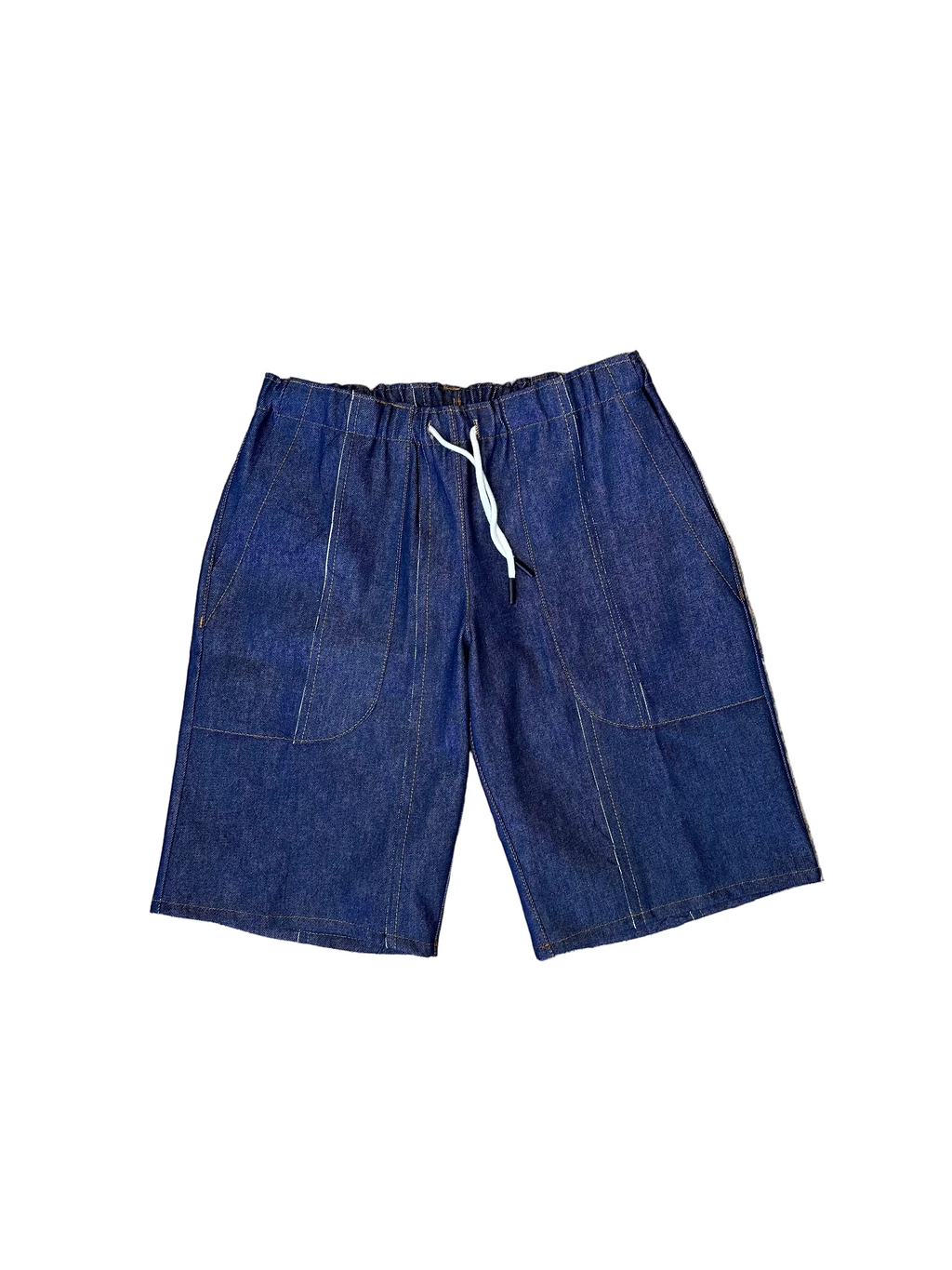 Raw Denim Lounge Short- Blue
