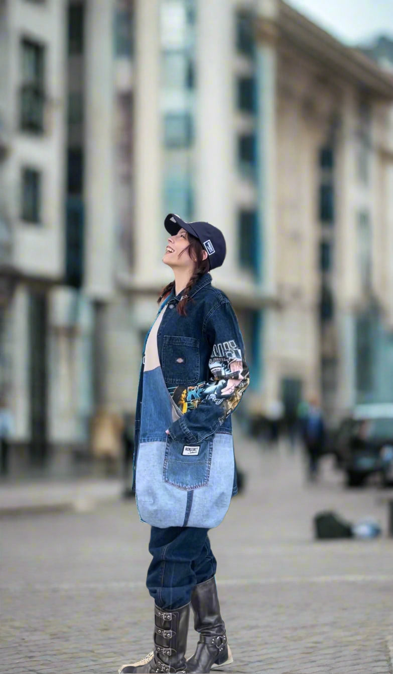 Multi Tonal Crossbody Bag