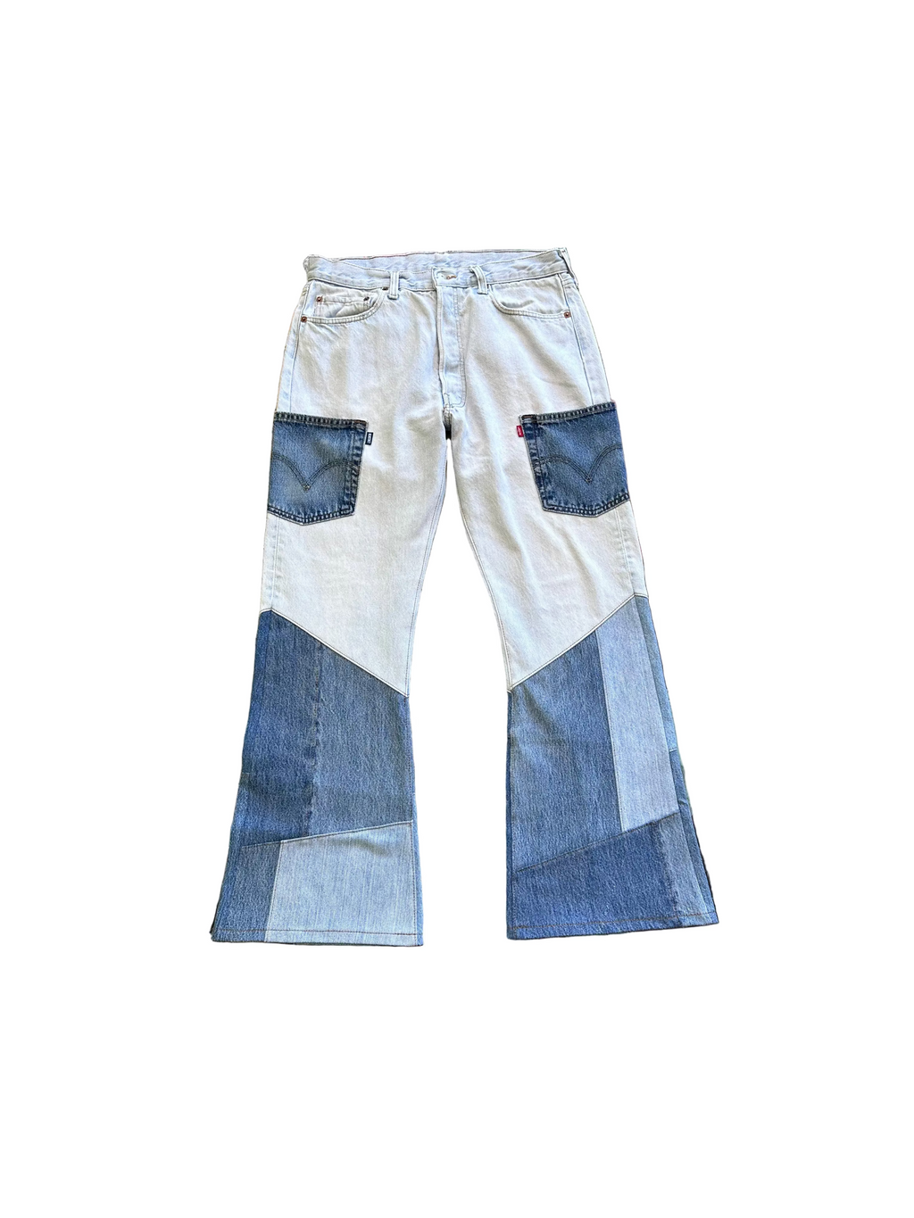 Denim  mixed Flare Jeans / *Random Selection