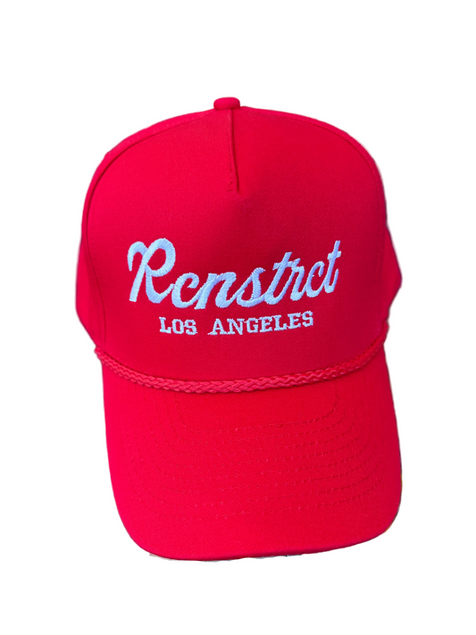 Rcnstrct Logo Cap - Red
