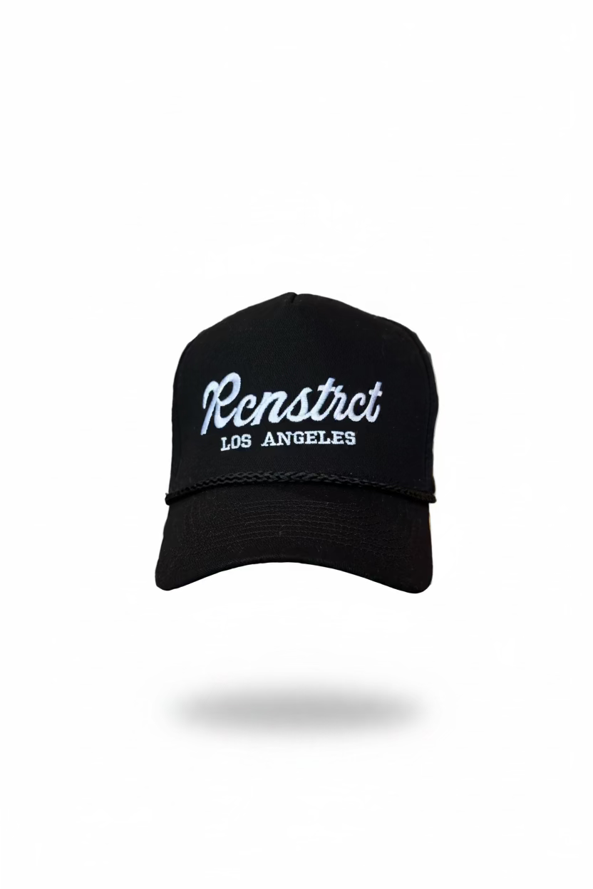 Rcnstrct Logo Cap - Black