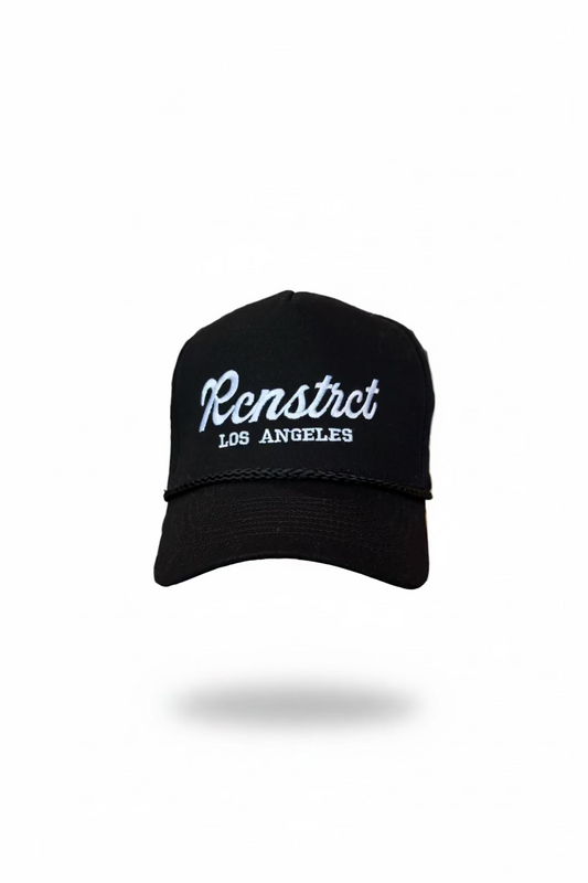Rcnstrct Logo Cap - Black