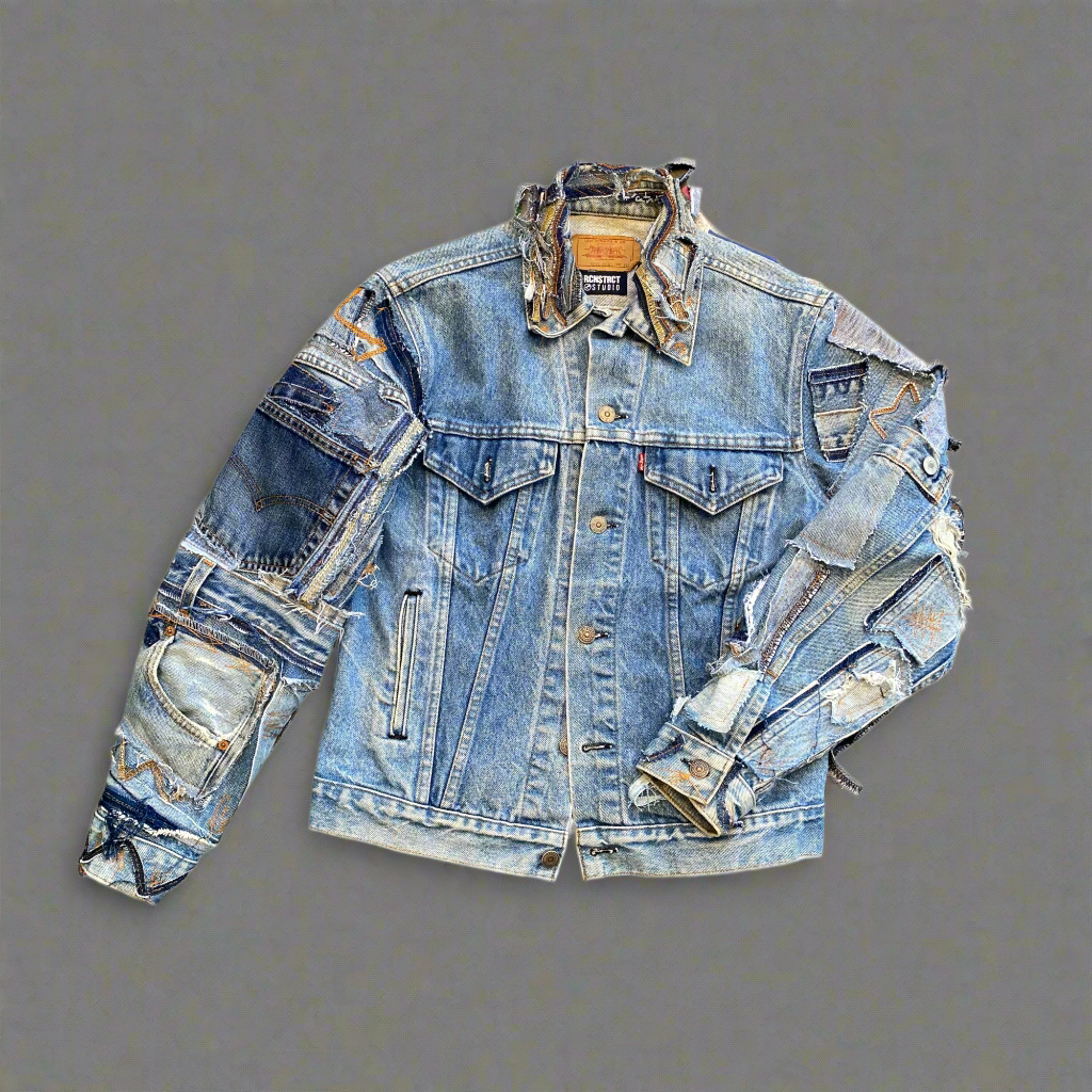Patchwork Detail Denim Jacket