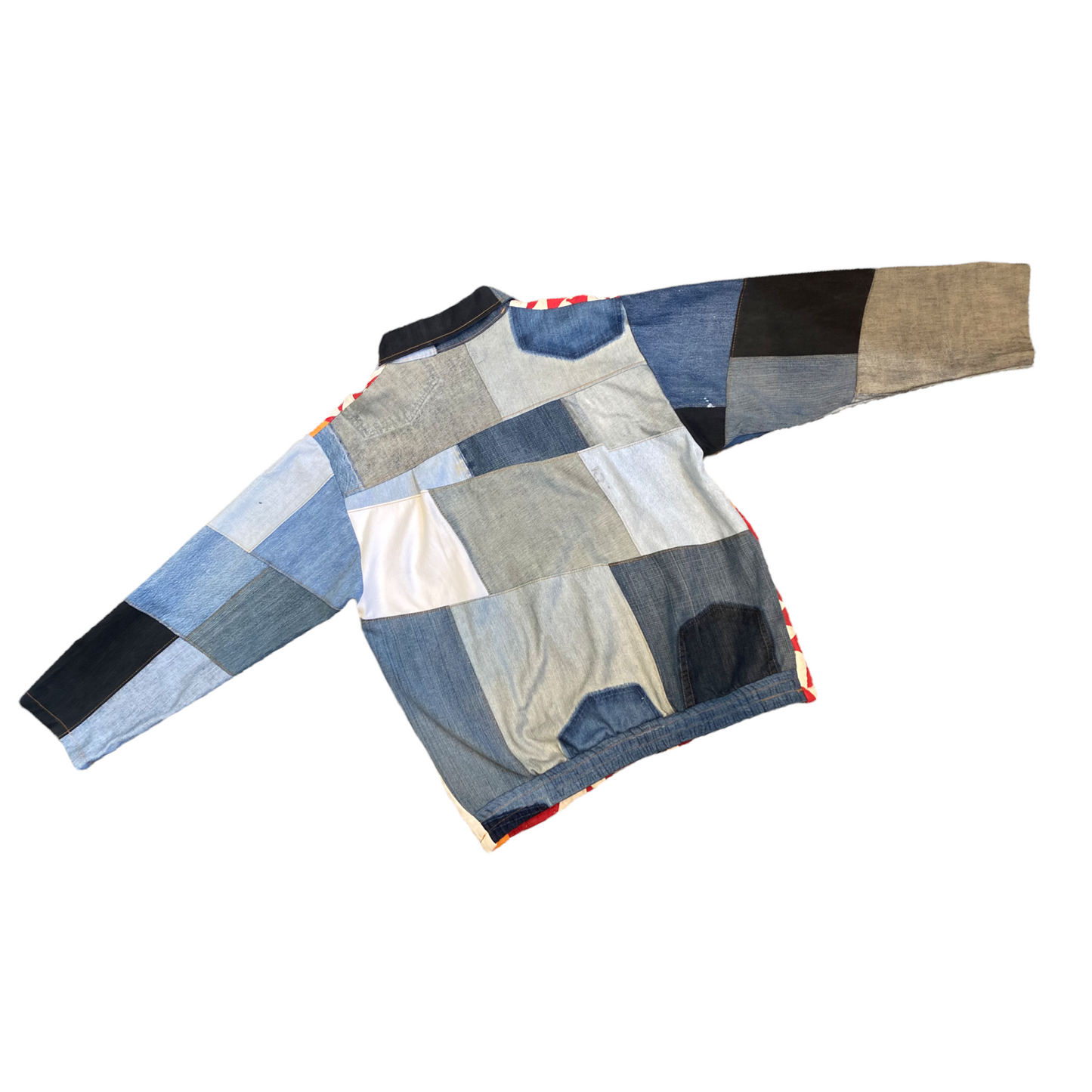 Quilt + Denim Mix Jacket