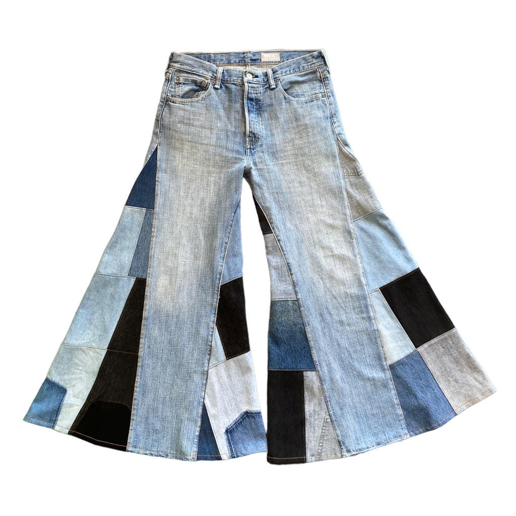 Multi Tonal Wide Flare Pants / Random Selection