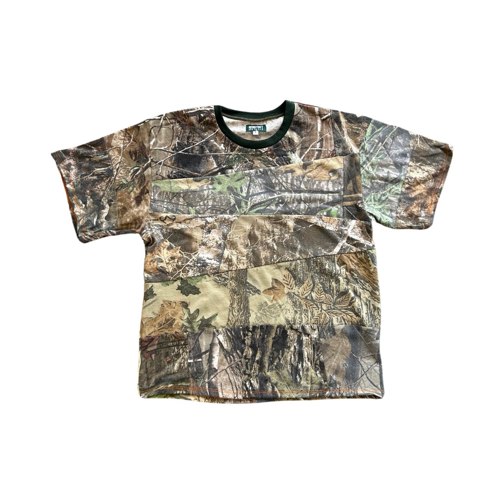 Camo Mix Panel Short Sleeve Tee
