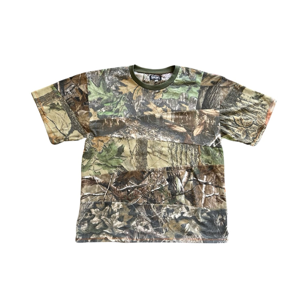 Camo Mix Panel Short Sleeve Tee
