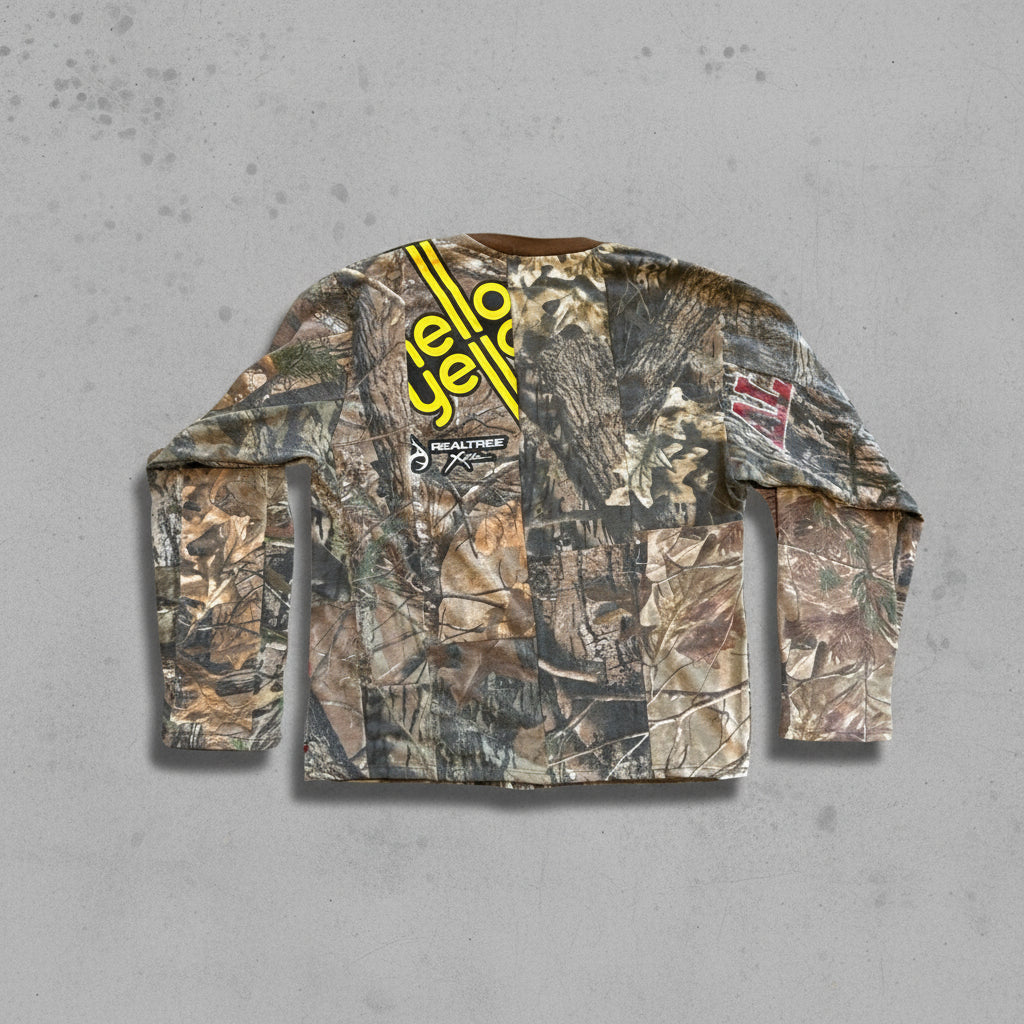 Camo Mix Panel Long Sleeve/*Random Selection