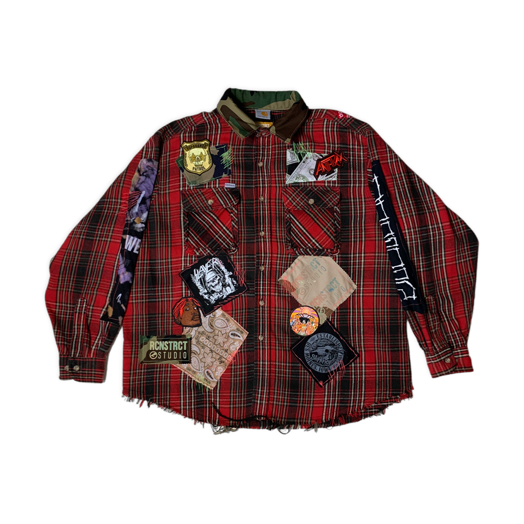 RCNSTRCT Flannel with patches