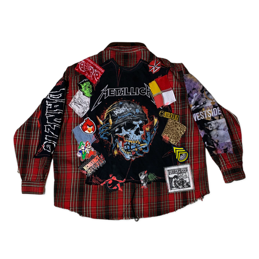 RCNSTRCT Flannel with patches