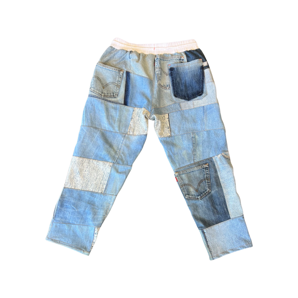 Multi Tonal Denim Pant