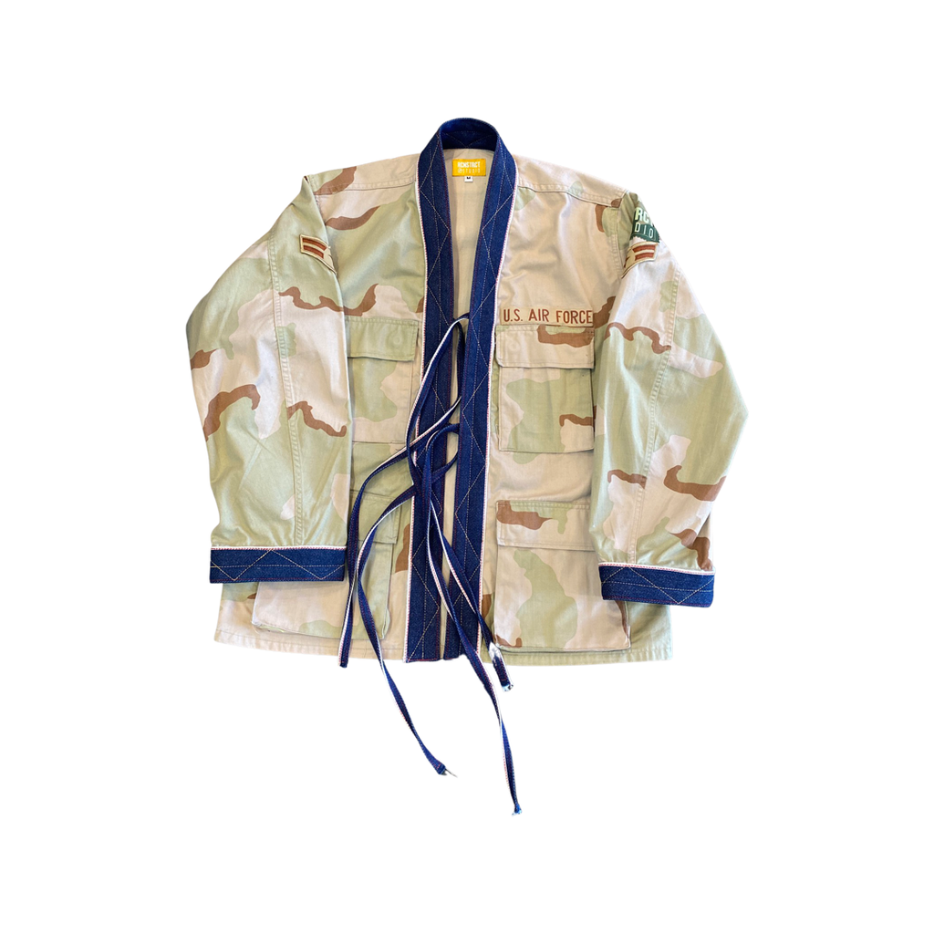 Desert Storm + Selvedge Denim Kimono // Random Selection