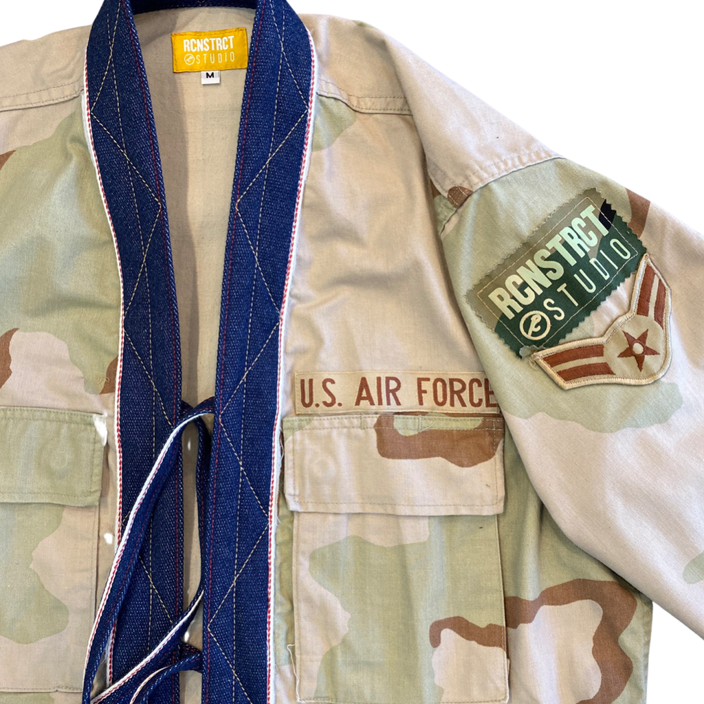 Desert Storm + Selvedge Denim Kimono // Random Selection