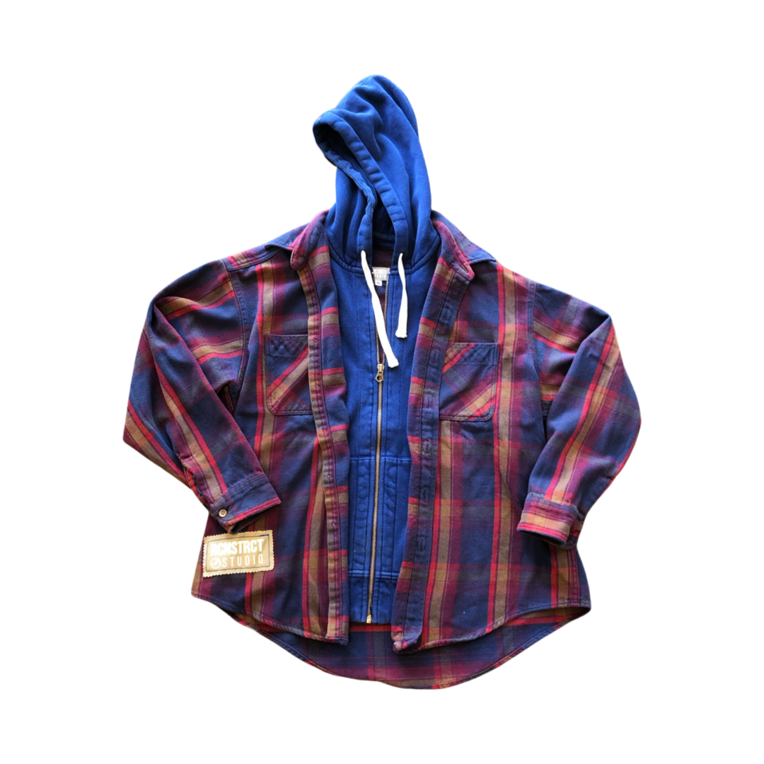 Polo Flannel Hoodie Mix