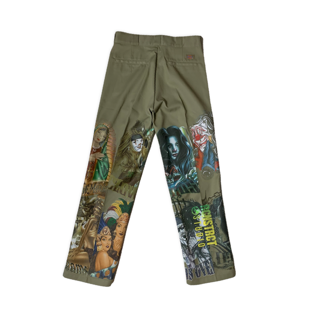 EAST LA HEAT TRANSFER DICKIES// TAN // RANDOM SELECTION