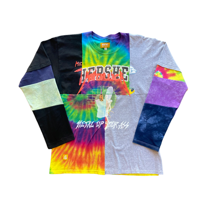 Mix Panel Sleeve Tee/*Random Selection