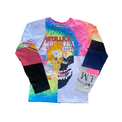 Mix Panel Sleeve Tee/*Random Selection