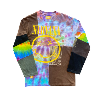 Mix Panel Sleeve Tee/*Random Selection