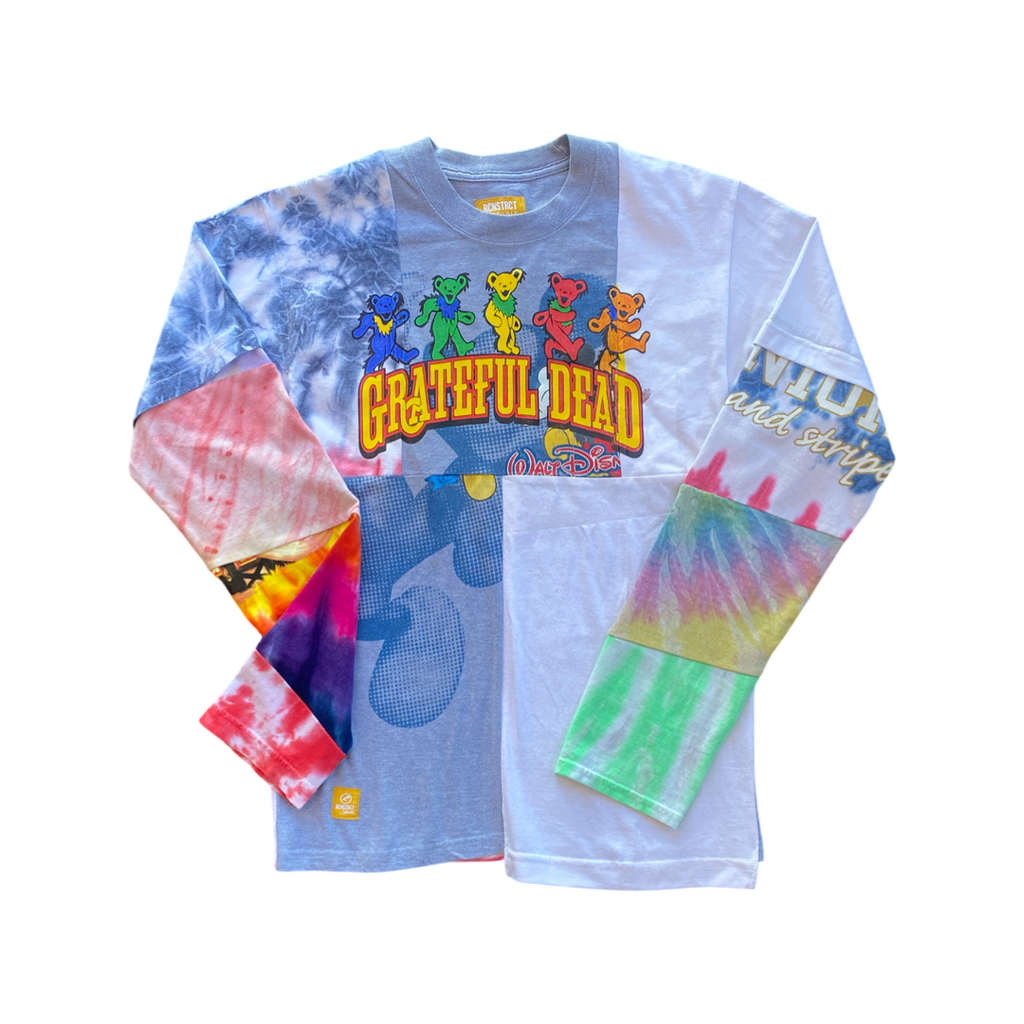 Mix Panel Sleeve Tee/*Random Selection