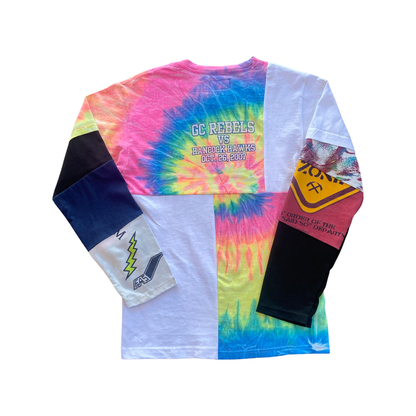 Mix Panel Sleeve Tee/*Random Selection