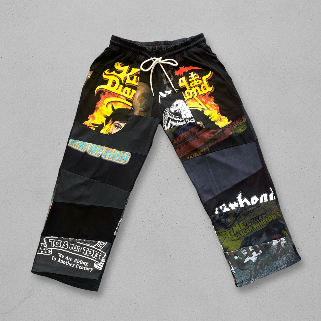 Black Mix & Match Pants (Wide Leg) / *Random Selection